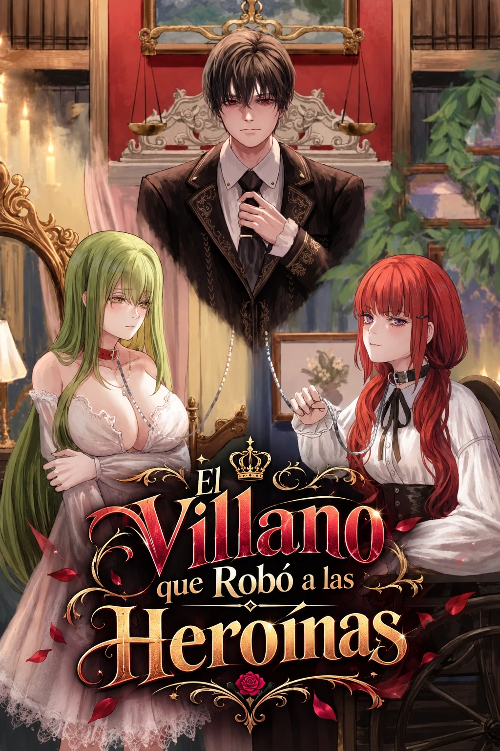 El Villano que Robo a las Heroinas Portada
